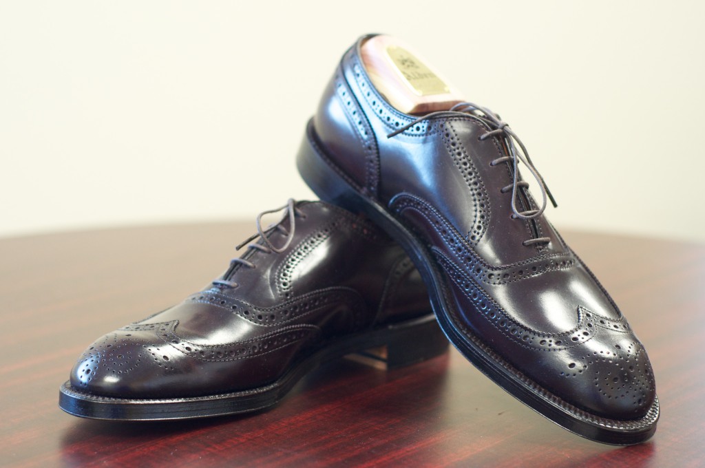 alden wingtip shoes