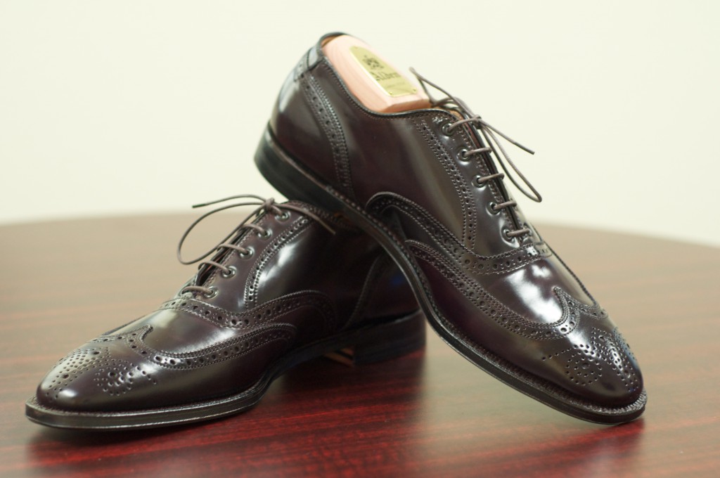 alden wingtip shoes