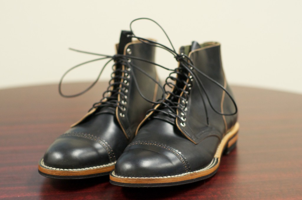 Viberg black sale shell cordovan