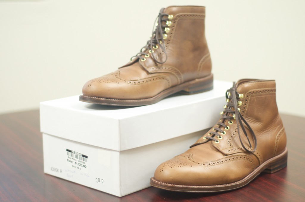 Alden Natty CXL Wingtip Boot - For Sale - 12