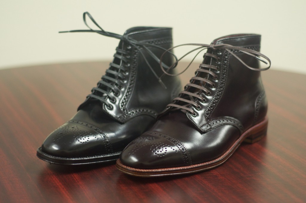 Brogue cap clearance toe boot