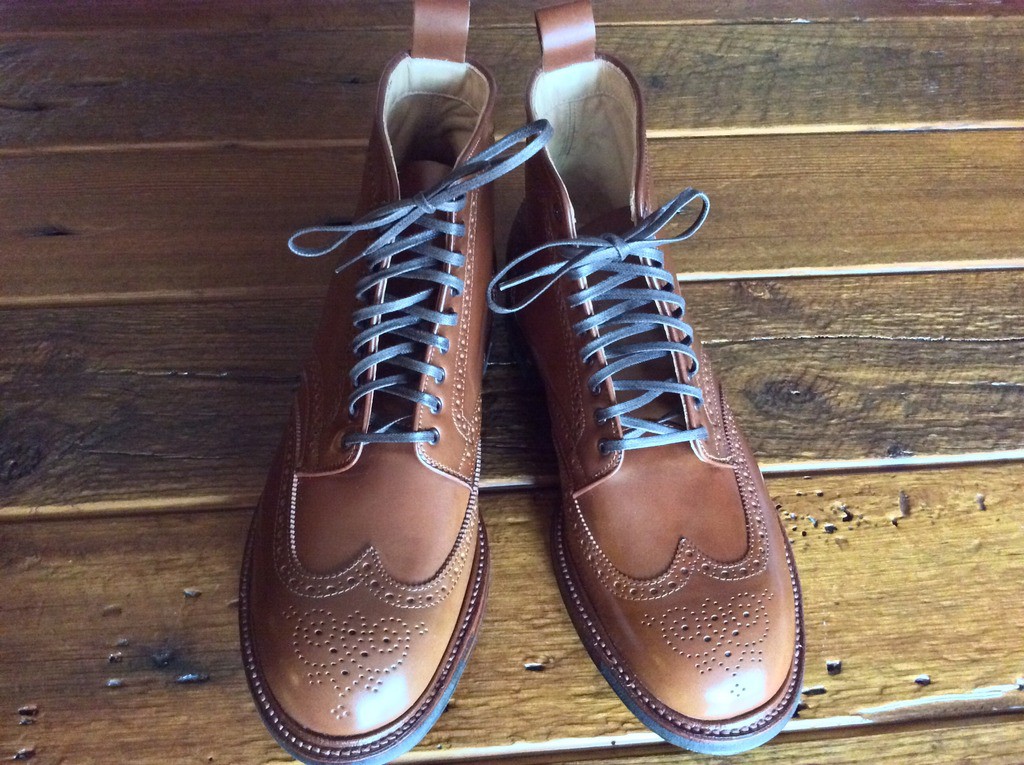 Alden - 50s Lefcourt cordovan wing tip by Aldenの+inforsante.fr