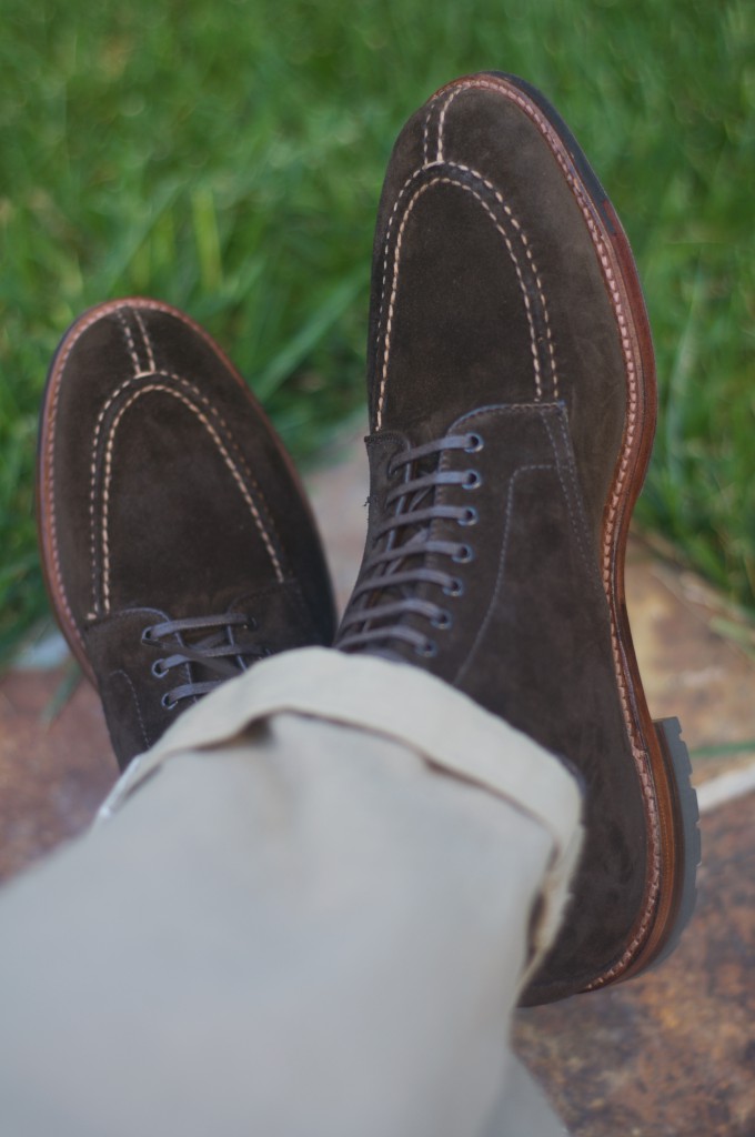 Alden Chocolate Suede Tankers - 2016-04-16 - 1