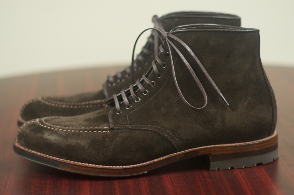 Alden Chocolate Suede Tankers - 3