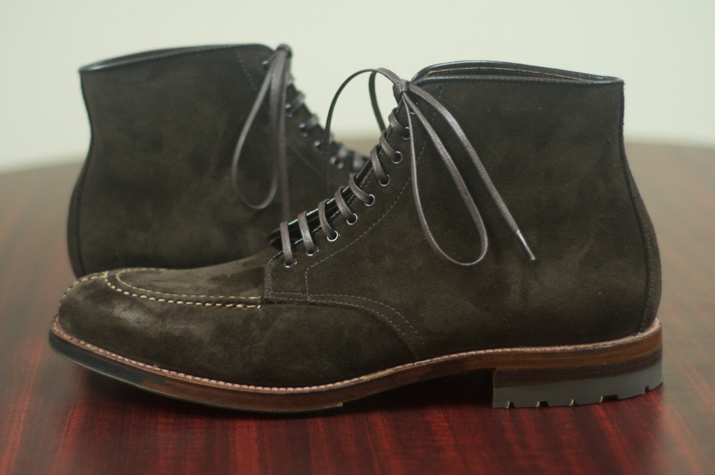 Alden Chocolate Suede Tankers - 7