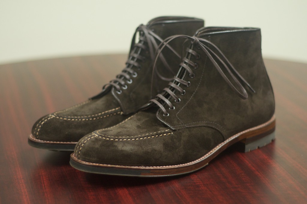 Alden Chocolate Suede Tankers - 8