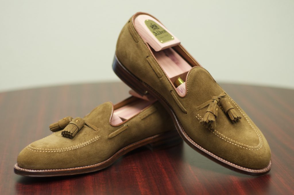 Alden Snuff Suede Tassel Loafer Alden Of San Diego 7432