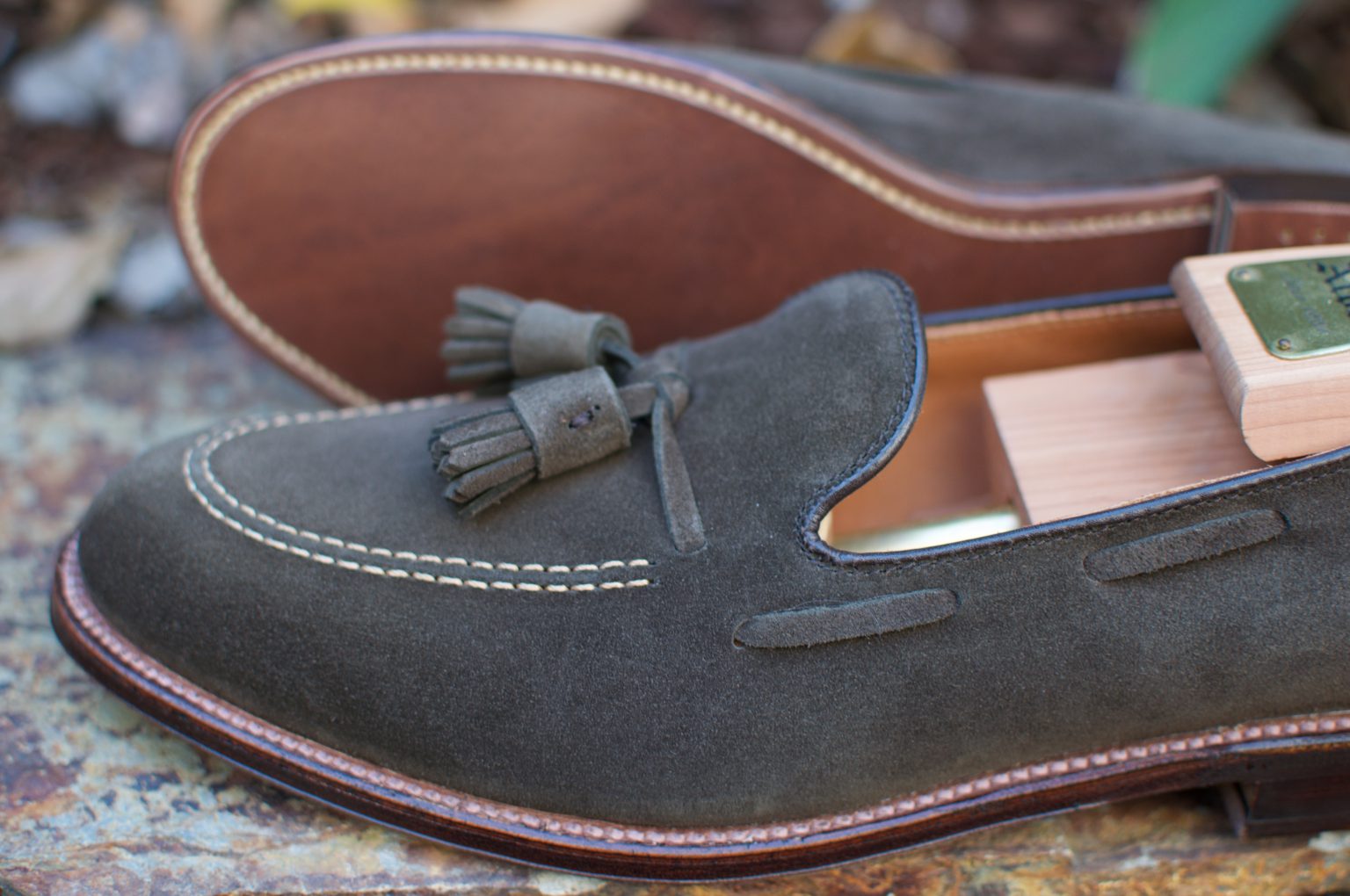 Kingsley Loden Suede