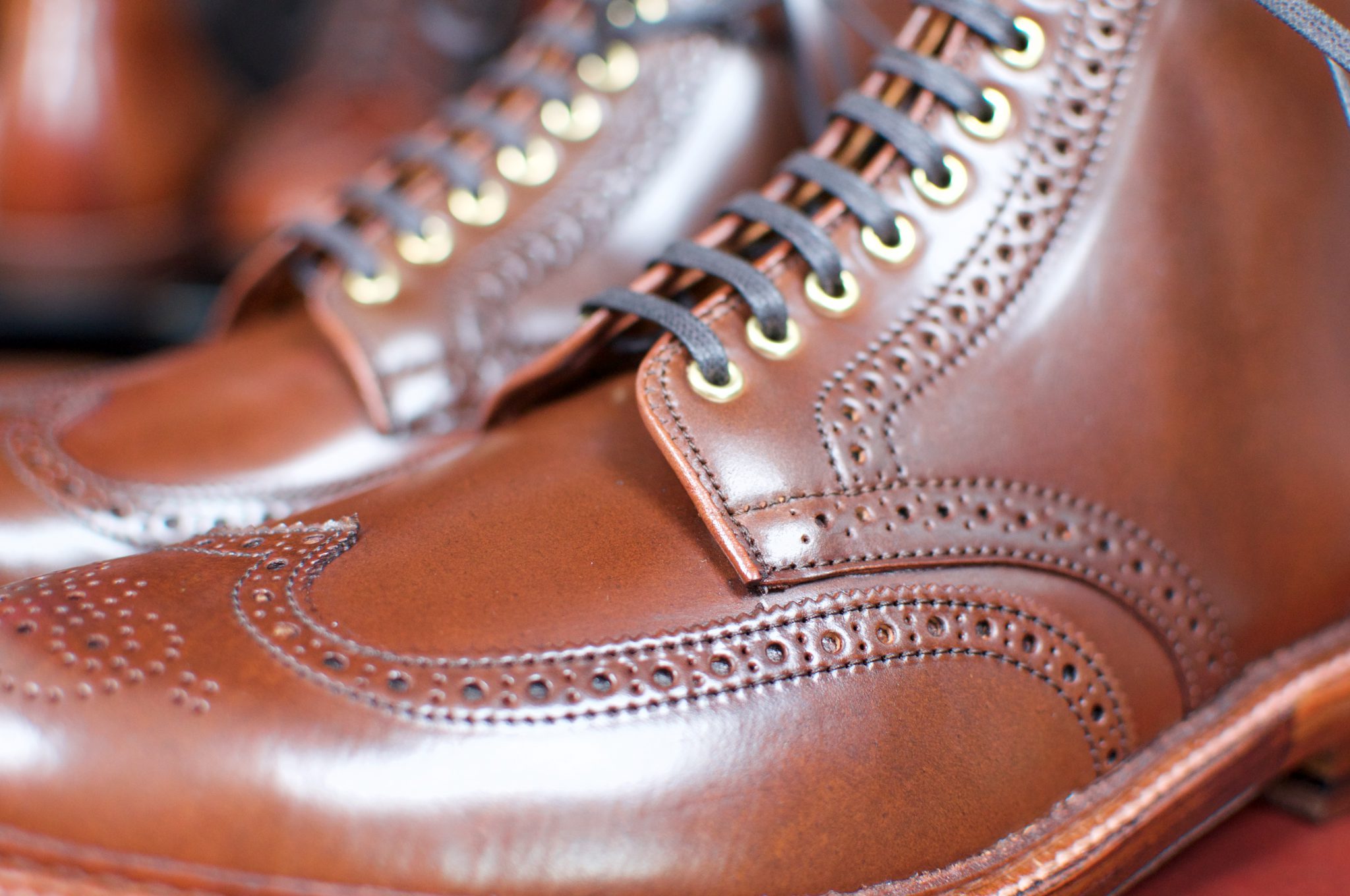 alden ravello wingtip boot