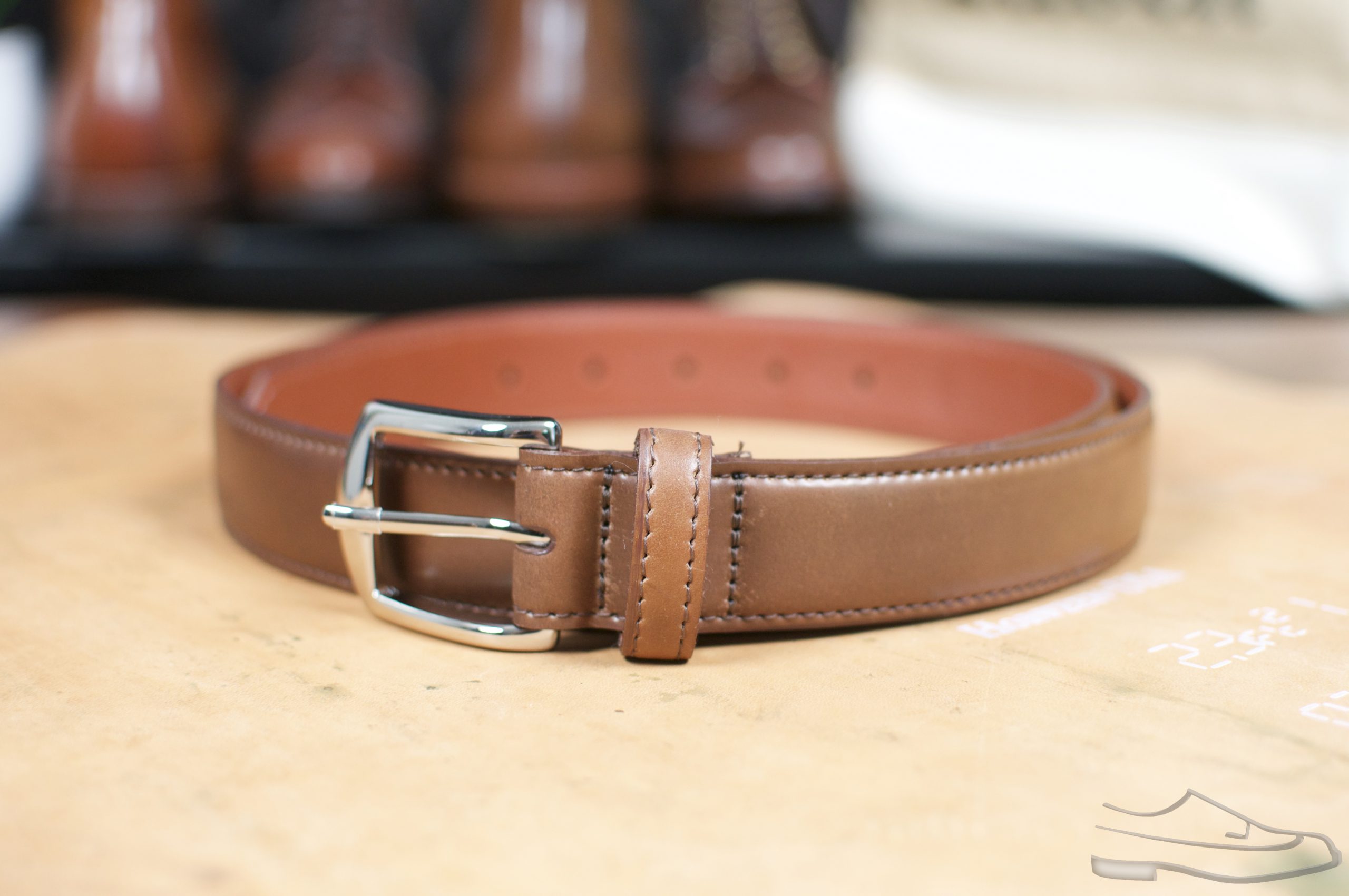 Cordovan shop belt mens