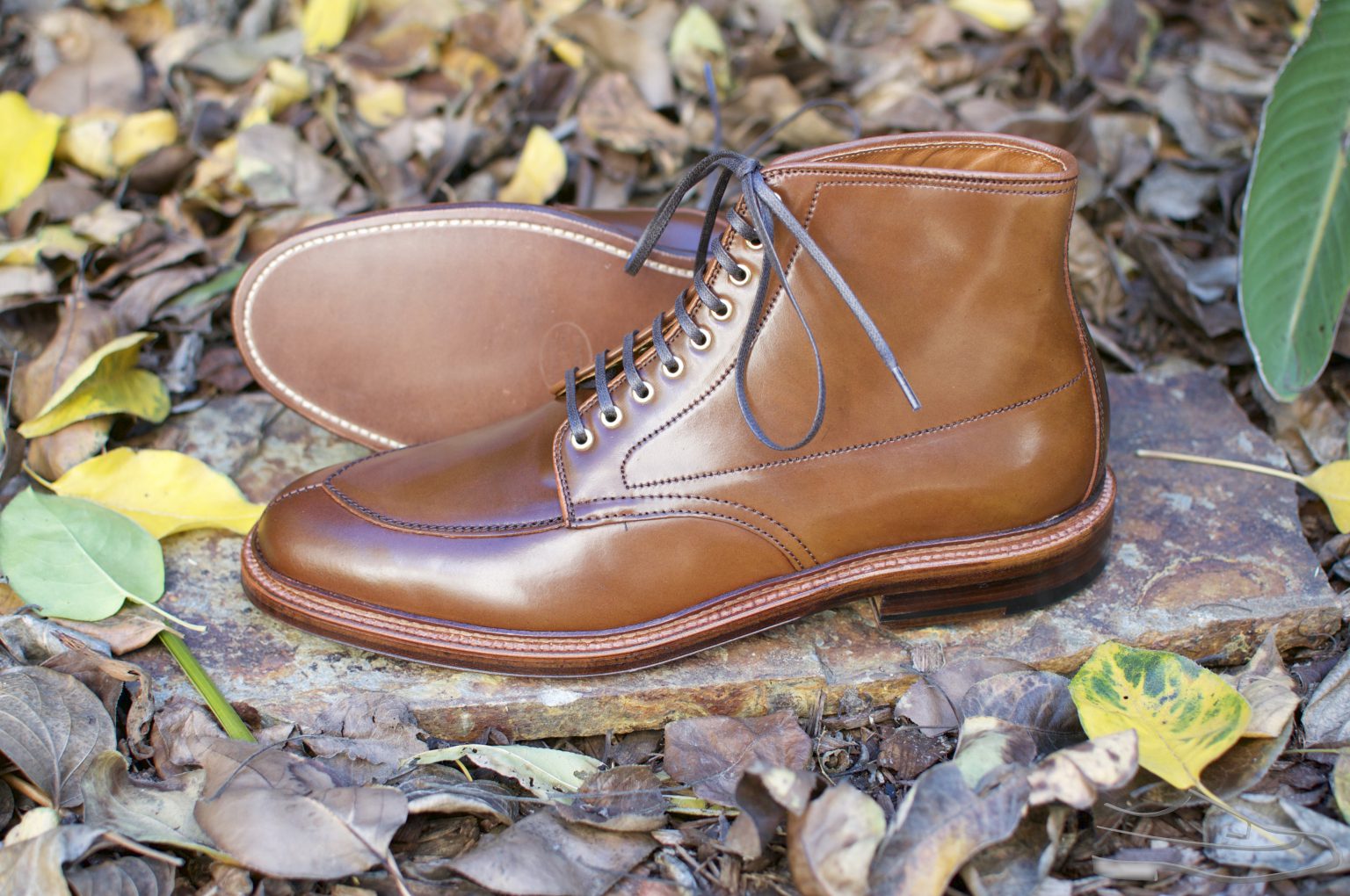 alden ravello wingtip boot