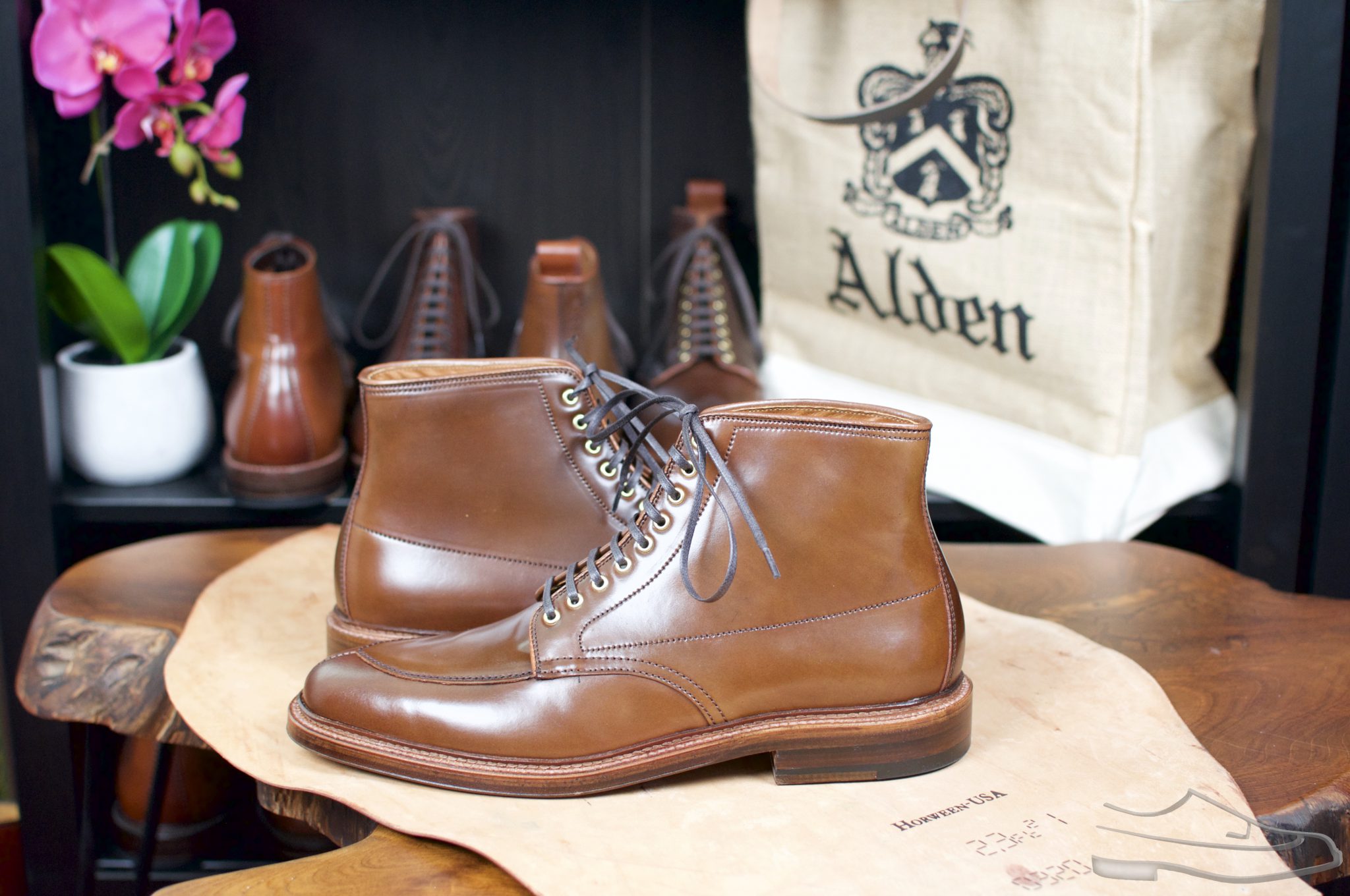 alden ravello wingtip boot