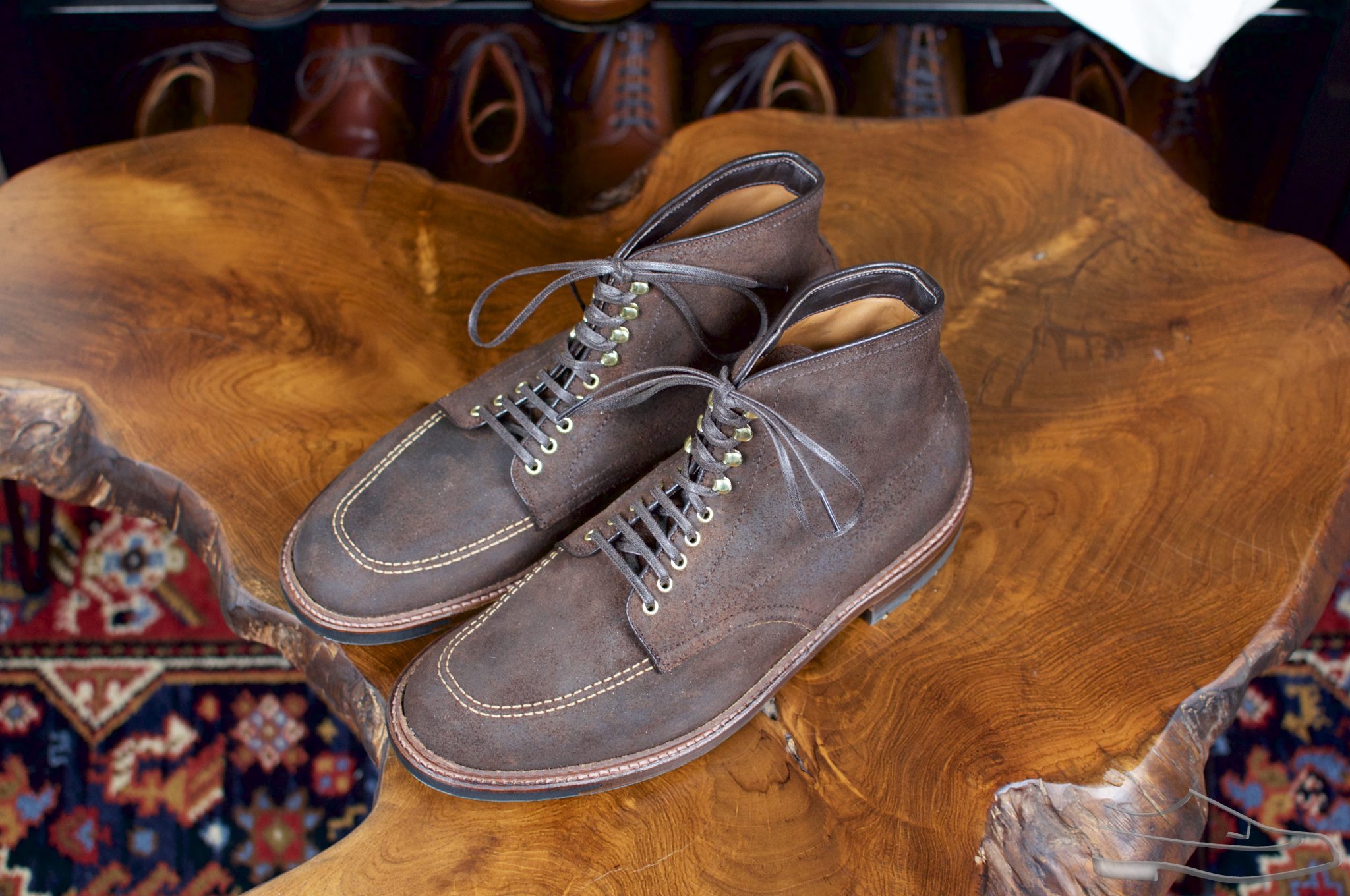 Alden Tobacco Reverse Chamois Indy Boots – Alden of San Diego