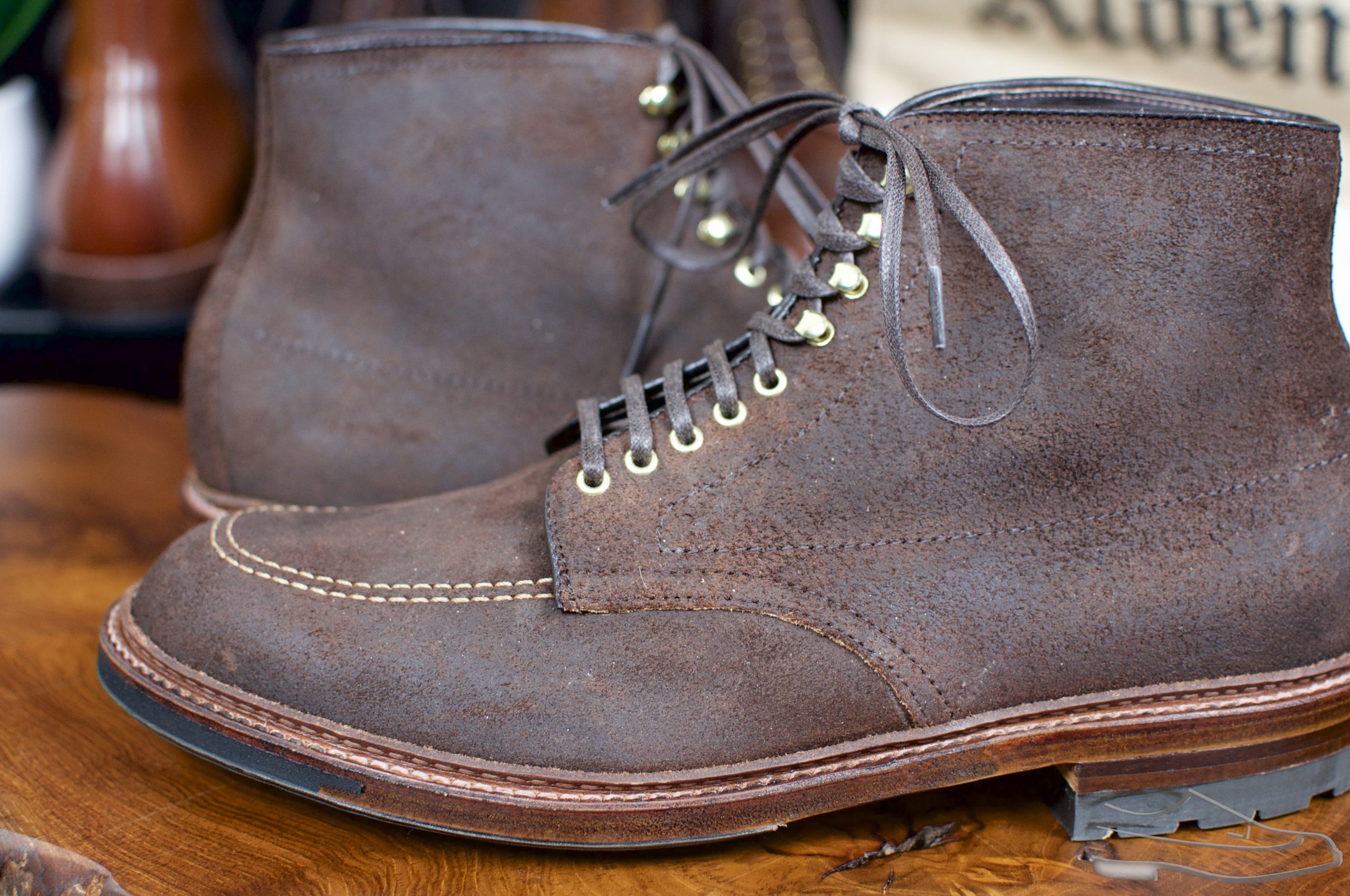 Alden rugged work on sale boot