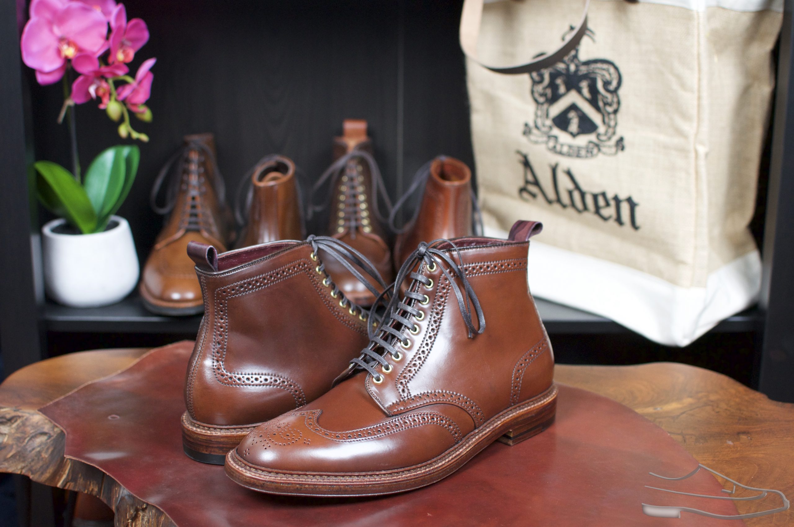 Alden x B+M Color #4 Wingtip Boots – Alden of San Diego