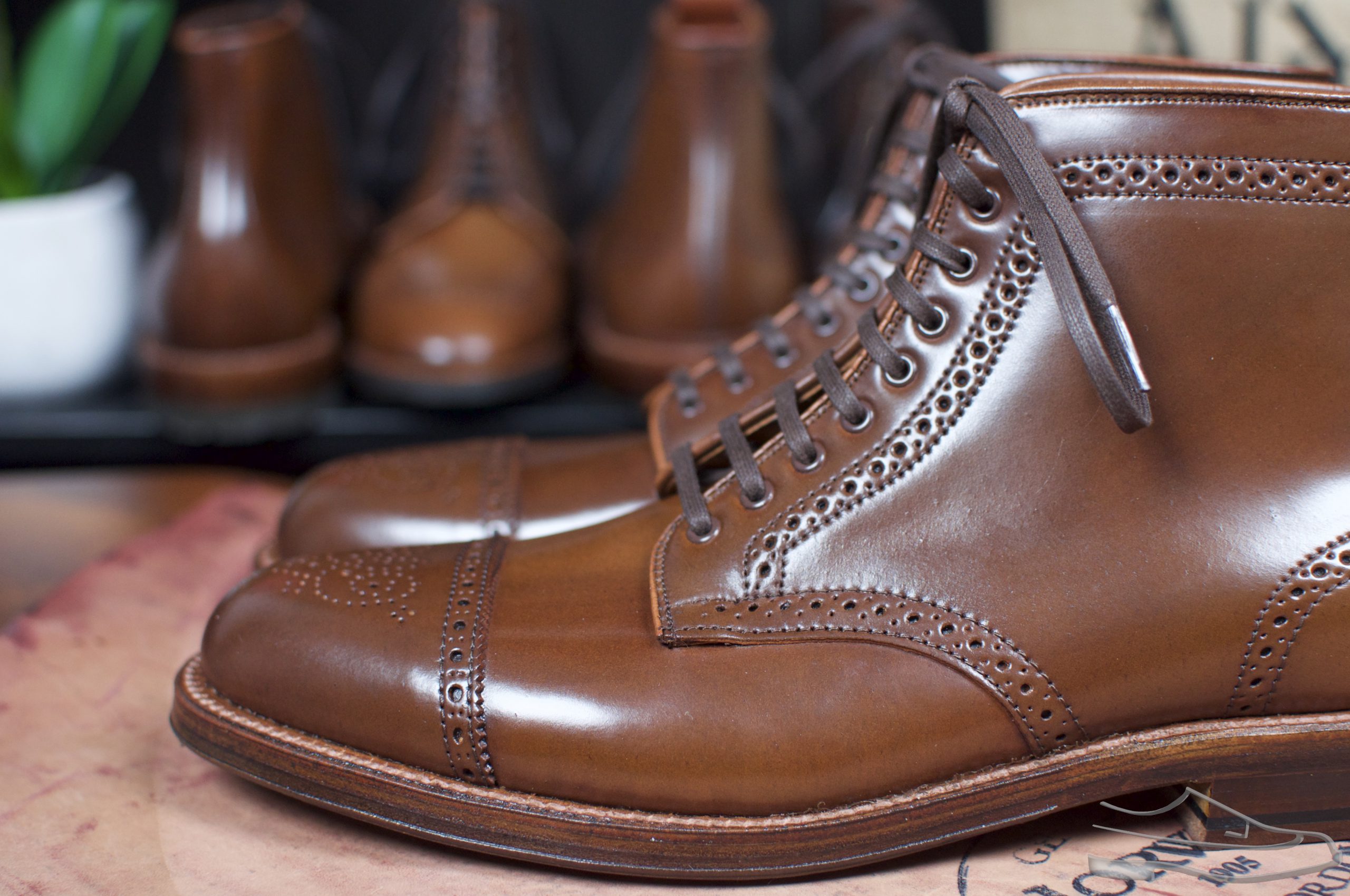 Alden cap toe on sale cordovan